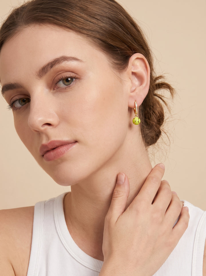 Brincos Verde Match Point | Club Collection