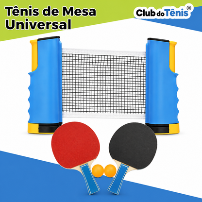 Kit RedeFlex - 1 Rede, 2 Raquetes, 6 Bolinhas e 1 Case