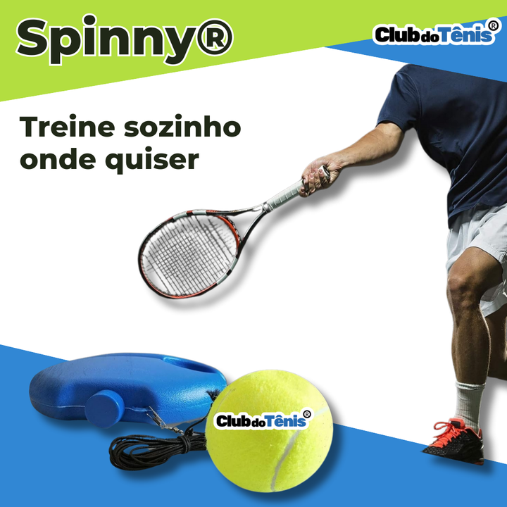 Club do tenis - SPINNY  - Evolua 10x mais rápido!
Seu Parceiro de Treino em Qualquer Lugar!
Cansado de depender de parceiros que sempre desmarcam ou de quadras sempre ocupadas? Com o Spinny da loja bora brincar, você tem a liberdade de treinar quando e onde quiser. 
Treine Sozinho: Não dependa mais de parceiros ou horários de quadra. Seu treino, suas regras.
Aprimore Suas Habilidades: Melhore sua técnica, reflexos e coordenação com prática consistente.
Versatilidade Total: Ideal para todos os níveis, do ini