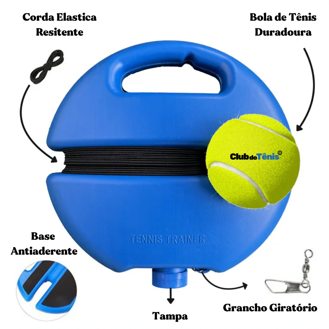 Club do tenis - SPINNY  - Evolua 10x mais rápido!
Seu Parceiro de Treino em Qualquer Lugar!
Cansado de depender de parceiros que sempre desmarcam ou de quadras sempre ocupadas? Com o Spinny da loja bora brincar, você tem a liberdade de treinar quando e onde quiser. 
Treine Sozinho: Não dependa mais de parceiros ou horários de quadra. Seu treino, suas regras.
Aprimore Suas Habilidades: Melhore sua técnica, reflexos e coordenação com prática consistente.
Versatilidade Total: Ideal para todos os níveis, do ini