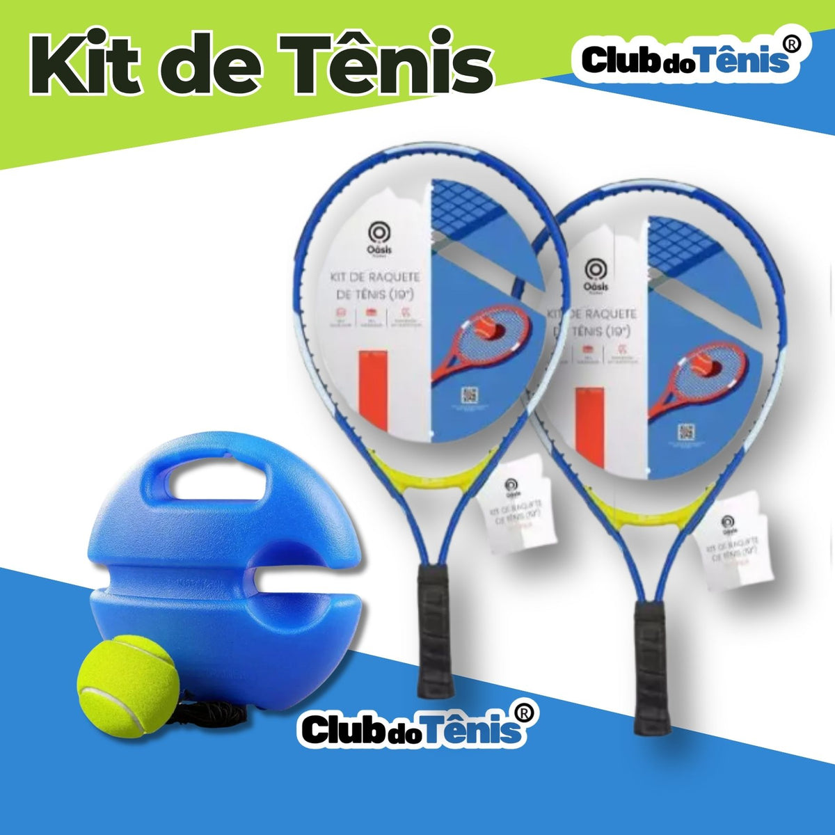 Kit Spinny | 2 Raquetes + Bola + Spinny